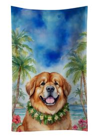 Tibetan Mastiff Luau Kitchen Towel Dish Cloths Guest Hand Towel Decorative Bathroom Towel for Face,Tea, Dishcloth, Kitchen and Bath