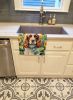 Cocker Spaniel in Sunflowers Kitchen Towel Dish Cloths Guest Hand Towel Decorative Bathroom Towel for Face,Tea, Dishcloth, Kitchen and Bath