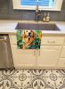 Golden Retriever in Sunflowers Kitchen Towel Dish Cloths Guest Hand Towel Decorative Bathroom Towel for Face,Tea, Dishcloth, Kitchen and Bath