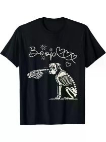 Hand Boop Boxer Dog Puppy Dog Halloween Costume T-ShirtHand Boop Boxer Dog Puppy Dog Halloween Costume T-ShirtHand Boop Boxer Dog Puppy Dog Hallo (Color: Black, size: S)